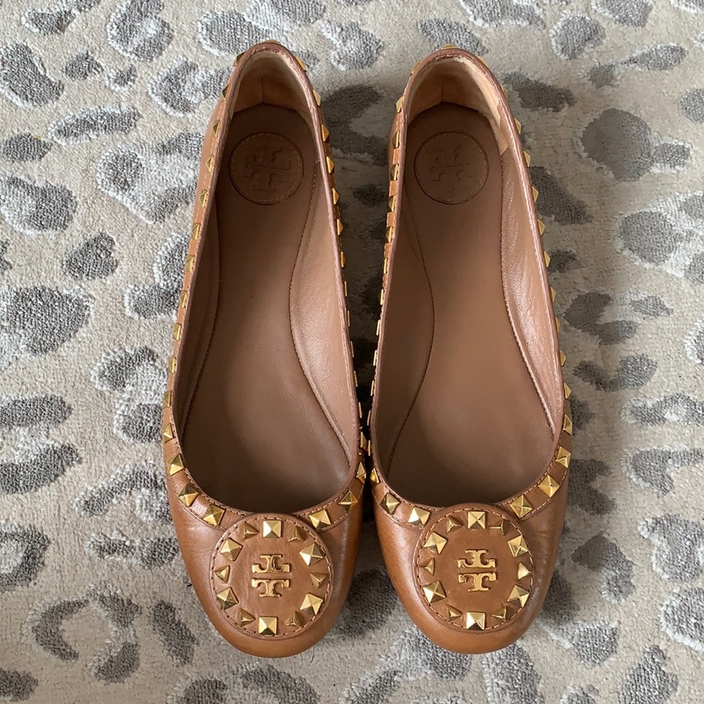 Tory Burch studded flats